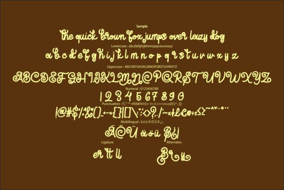 Butter Fly Font - Preview 5