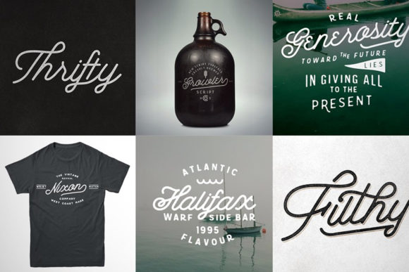 Growler Script Font PNG with transparent background - Preview 4