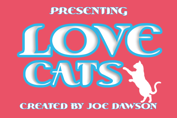 Love Cats Font PNG with transparent background - Preview 1