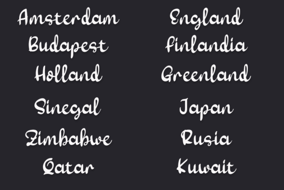 Renanty Font font preview - 2