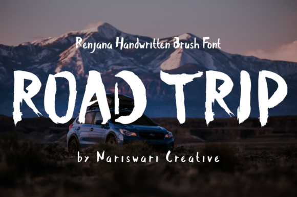 Renjana Font PNG with transparent background - Preview 4