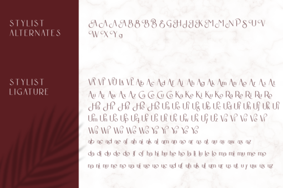Rockrose Font PNG with transparent background - Preview 3
