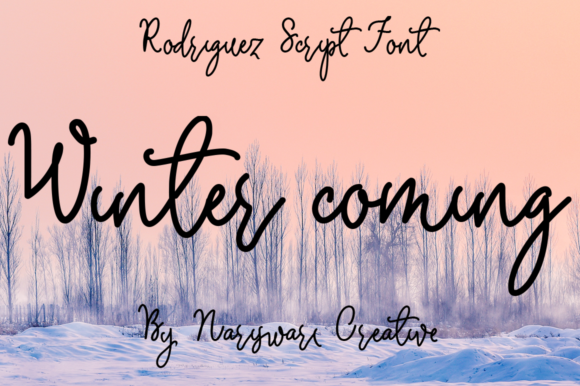 Rodriguez Font PNG with transparent background - Preview 2