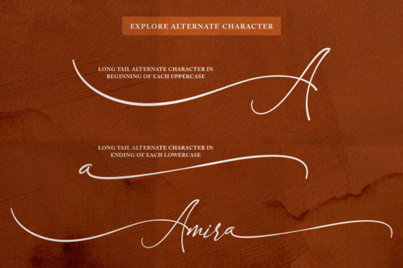 Sandrina Font PNG with transparent background - Preview 2