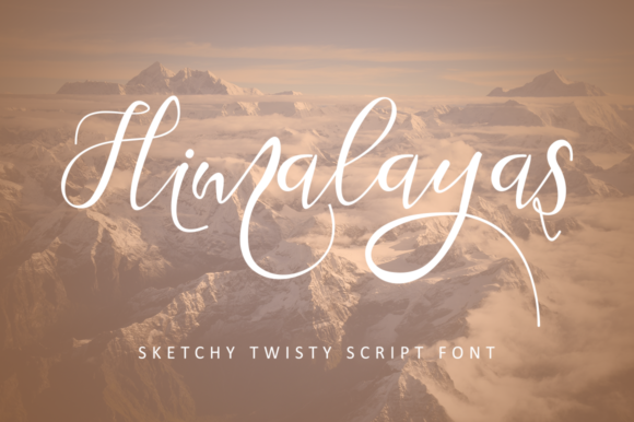 Sketchy Twisty Font PNG with transparent background - Preview 5