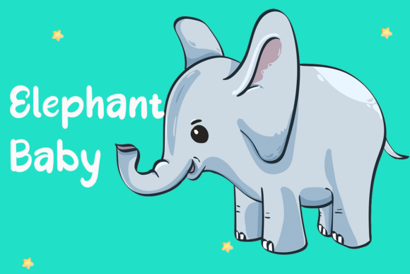 Sleeky Font PNG with transparent background - Preview 1