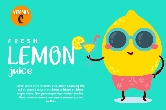 Sleeky Font PNG with transparent background - Preview 4