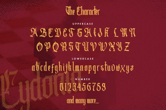 Cydonia Font - Preview 2