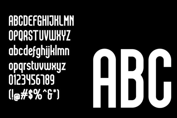 Delvon Semi Bold Font PNG with transparent background - Preview 2