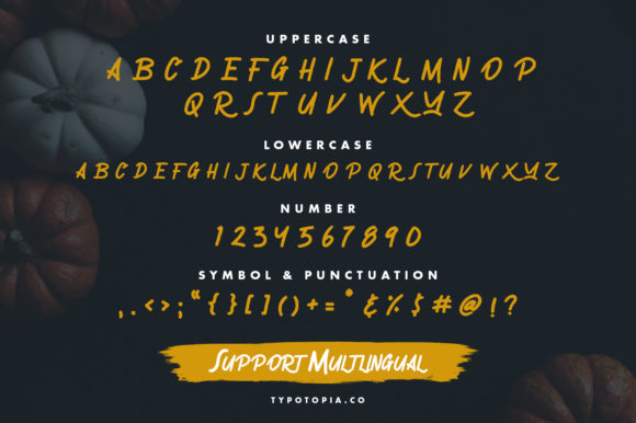 Gronzy Font PNG with transparent background - Preview 1