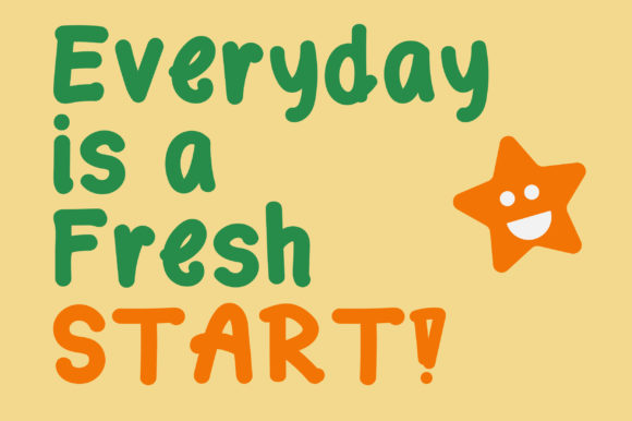 Lemon Toffy Font PNG with transparent background - Preview 3