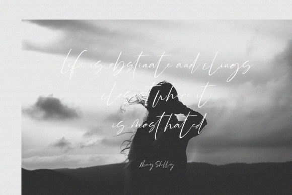 Rossie Font PNG with transparent background - Preview 6