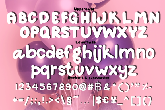 Balloon Font - Preview 1