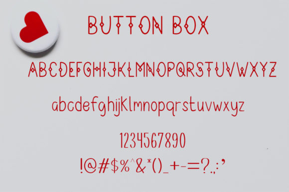 Button Box Font - Preview 3