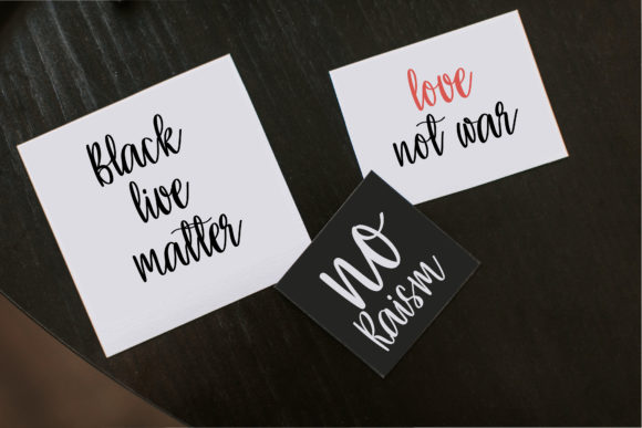 Love Not War Font PNG with transparent background - Preview 2
