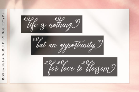 Rossabela Font PNG with transparent background - Preview 1