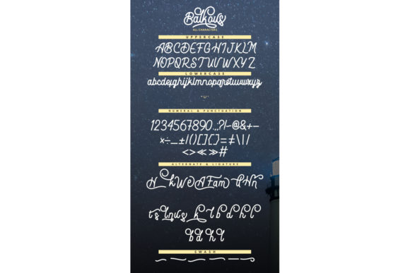 Balkous Font - Preview 4