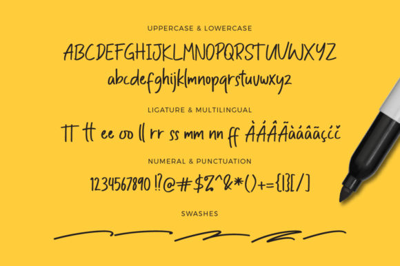 Bold Lining Font - Preview 5