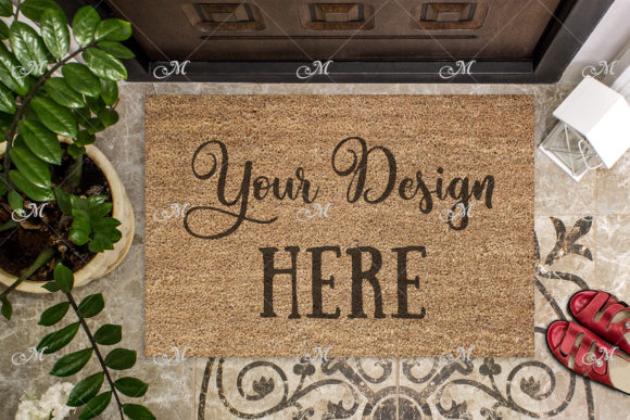 Coir Doormat Mockup