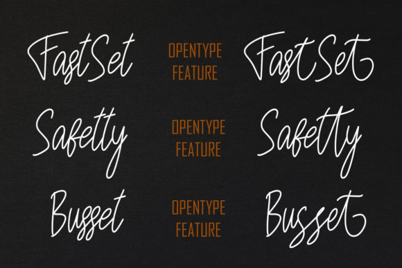 Fast Set Font PNG with transparent background - Preview 1