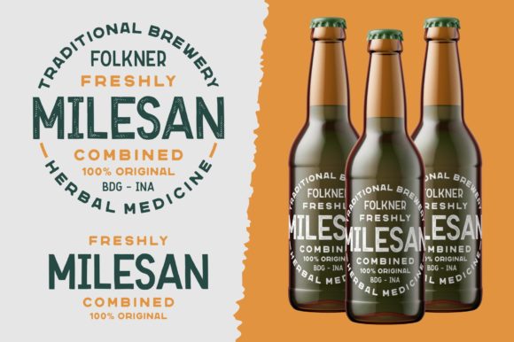 Folkner Font PNG with transparent background - Preview 1
