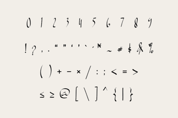 Handytype Font - Preview 3