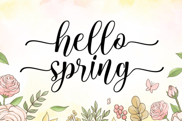 Hastone Brenda Font PNG with transparent background - Preview 5