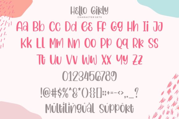 Hello Girly Font - Preview 4