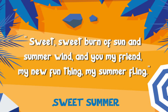 Hello Summer Font - Preview 4