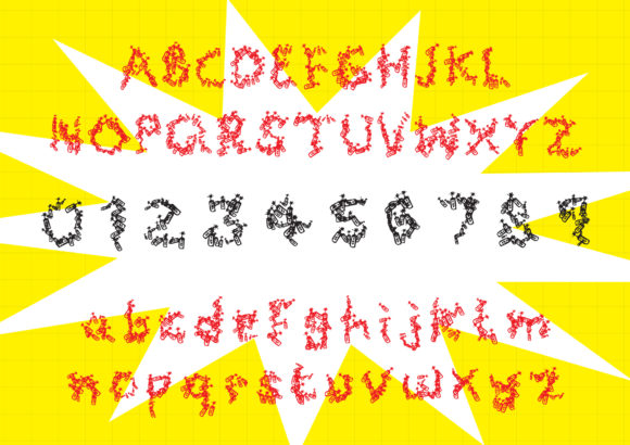 Kaboom Font PNG with transparent background - Preview 1