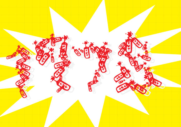 Kaboom Font PNG with transparent background - Preview 3
