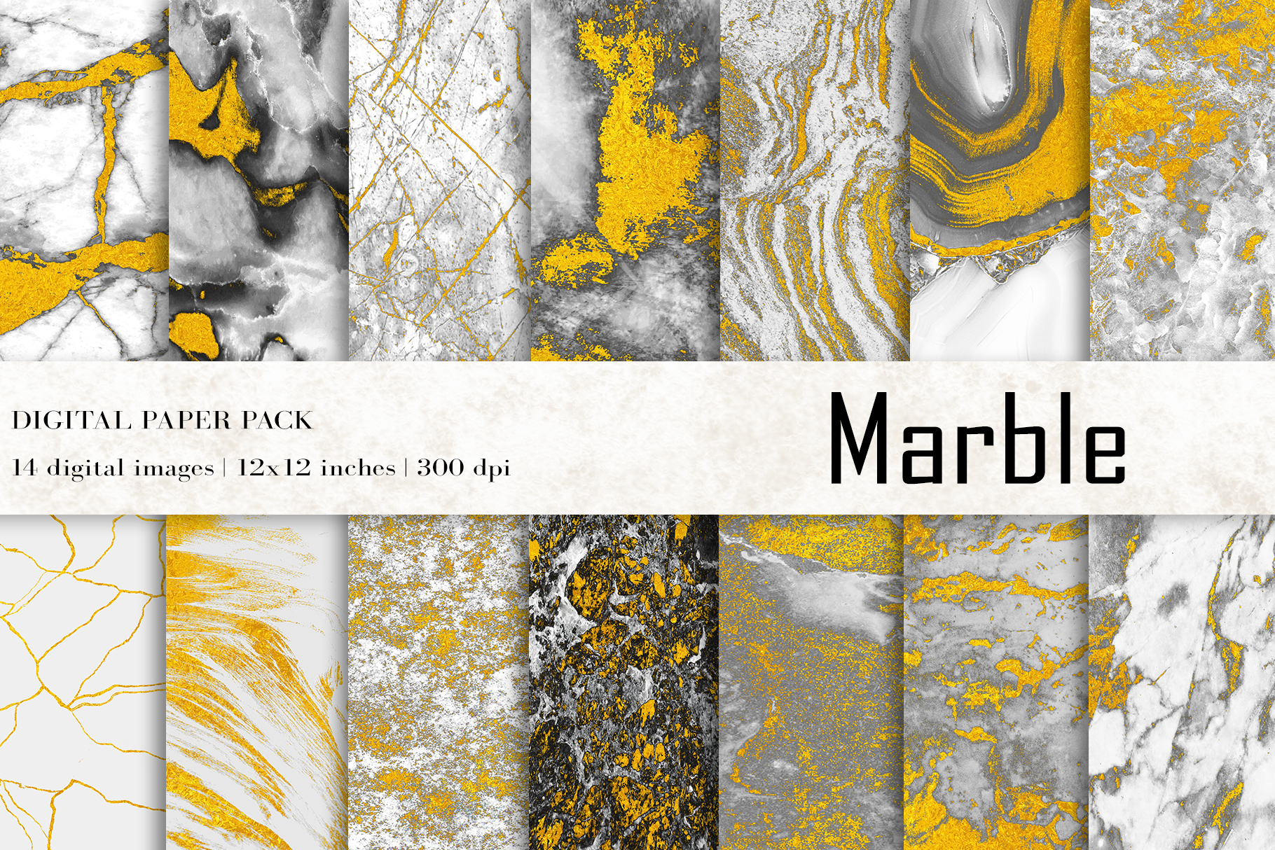 Marble Digital Papers Graphic by BonaDesigns · Creative Fabrica