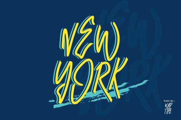 Merden Font PNG with transparent background - Preview 2