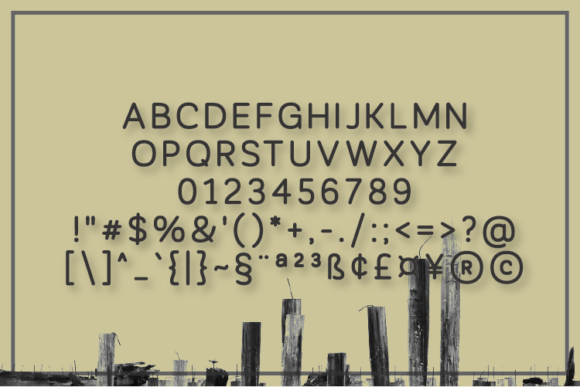 Necklot Font PNG with transparent background - Preview 1