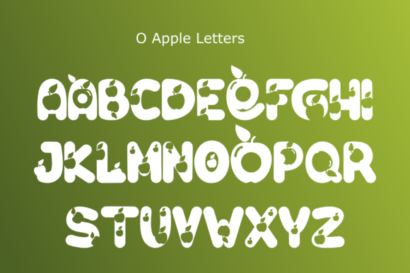 O Apple Font font preview - 4