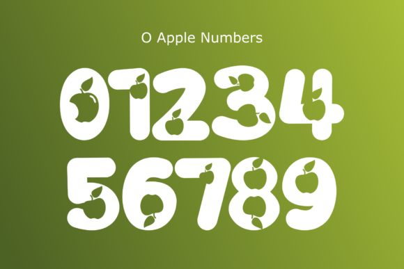 O Apple Font font preview - 5