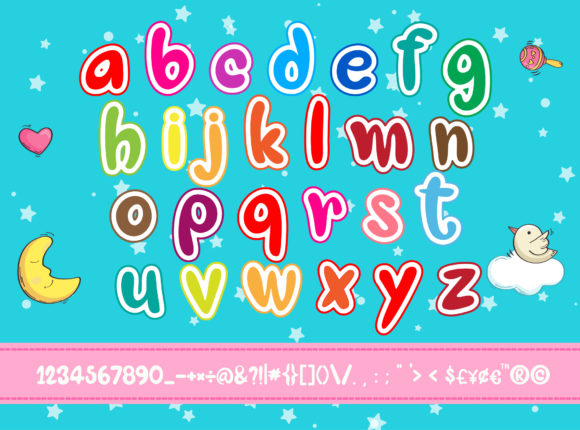 Poppa Font PNG with transparent background - Preview 2