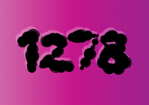 Puff Puff Font PNG with transparent background - Preview 3