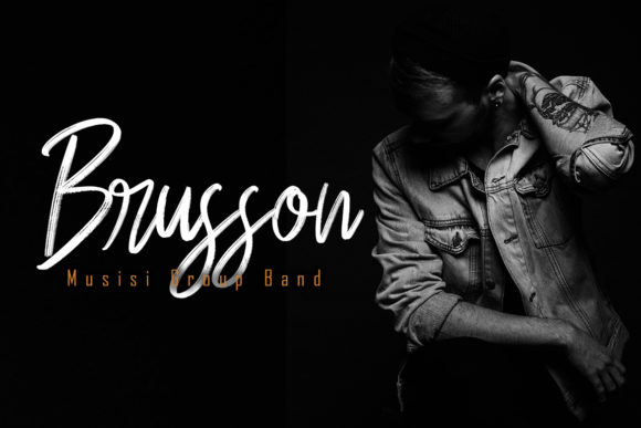 Rassty Brush Script Font PNG with transparent background - Preview 3