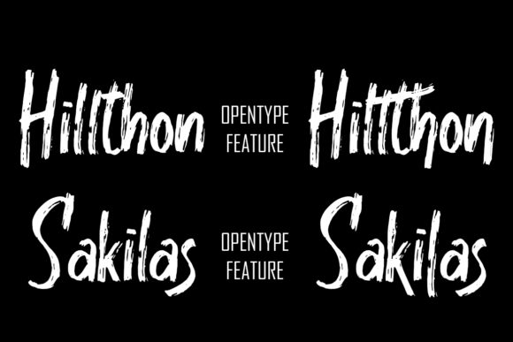 Rougthy Font PNG with transparent background - Preview 2