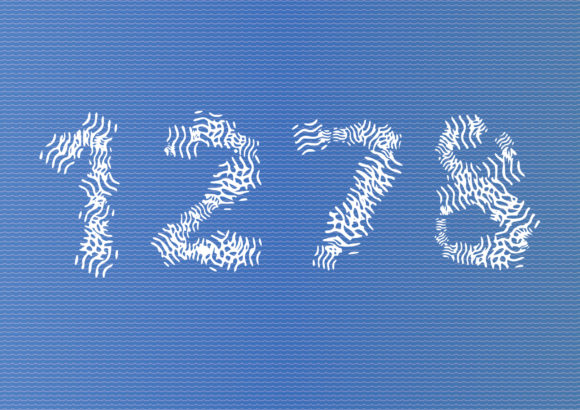 Blue Wave Font - Preview 3