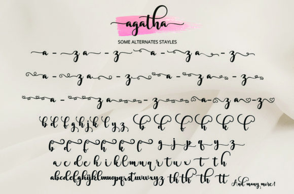 Agatha Font - Preview 5