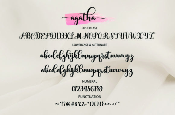 Agatha Font - Preview 6