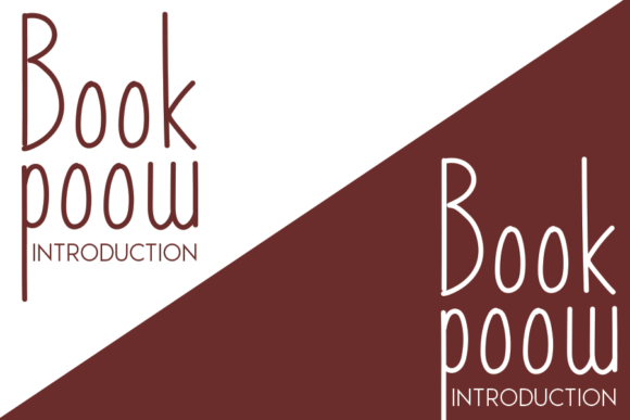 Book Poow Font - Preview 1