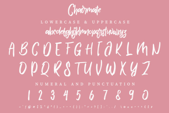 Chairmate Font - Preview 5