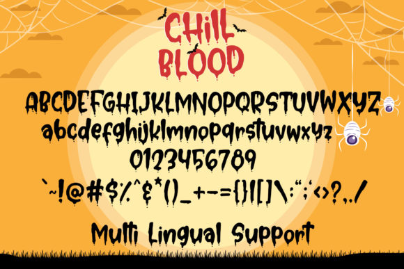 Chill Blood Font - Preview 5