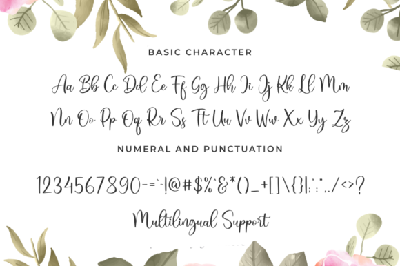 Daisha Font PNG with transparent background - Preview 5