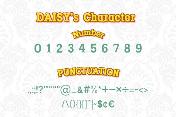 Daisy Font - Preview 2