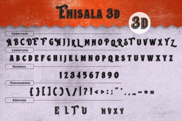 Enisala Font - Preview 3