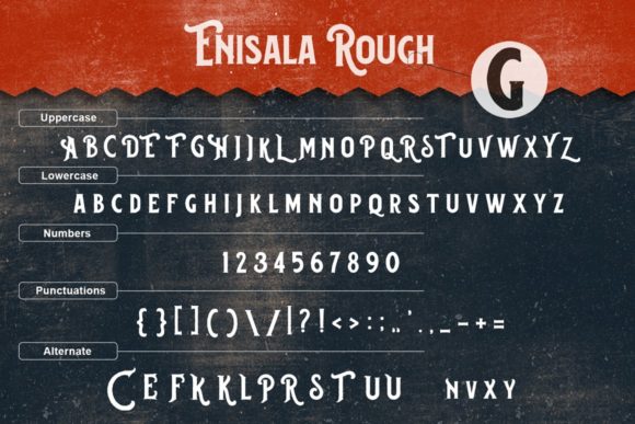 Enisala Font - Preview 4